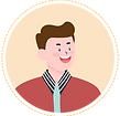 Man smiling vector - a filler design element - VoyagerAid