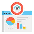 Interactive dashboard image illustrating the user-friendly reports and dashboards in VoyagerAid