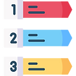 Three-row list banner image that shows the prioritized tickets and regular tickets for airline reschedules and cancellations