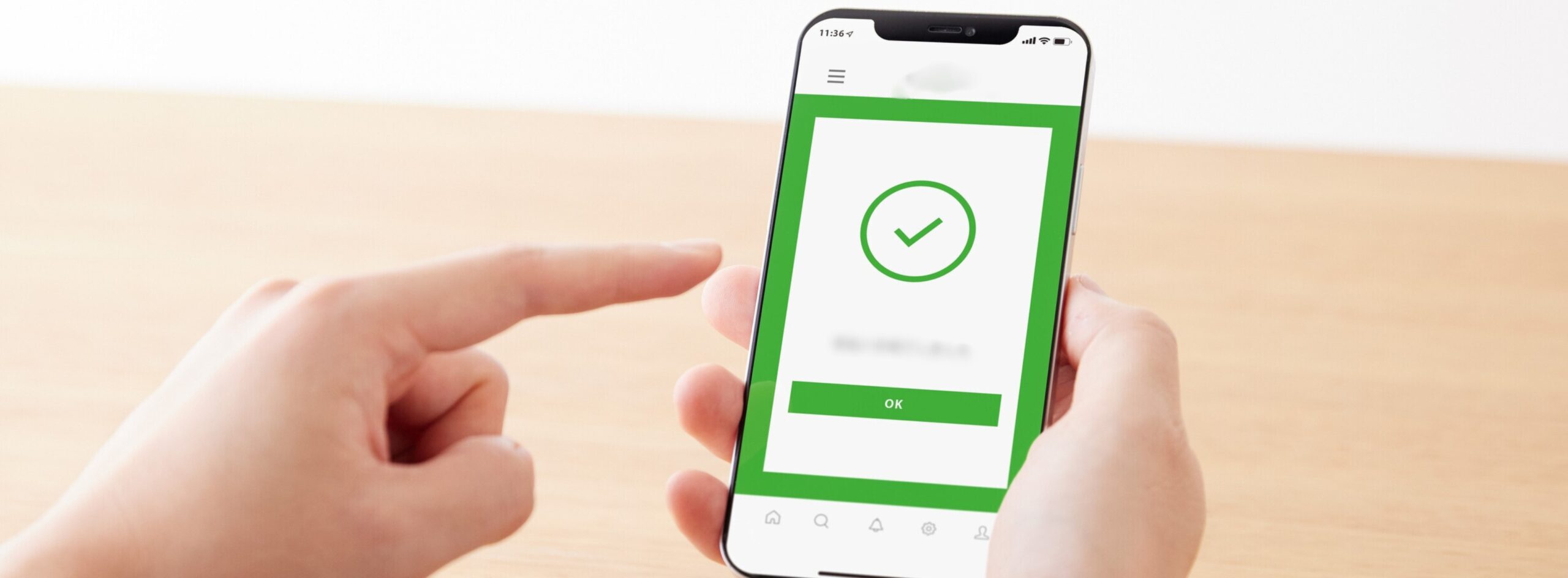 Airline passenger viewing personalized rebooking
