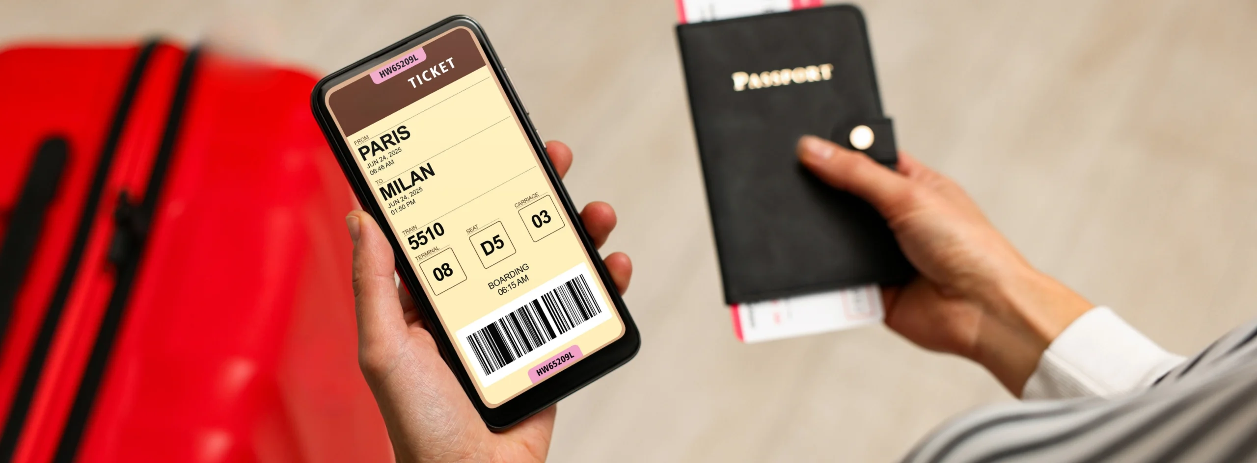 Passengers receiving real-time updates