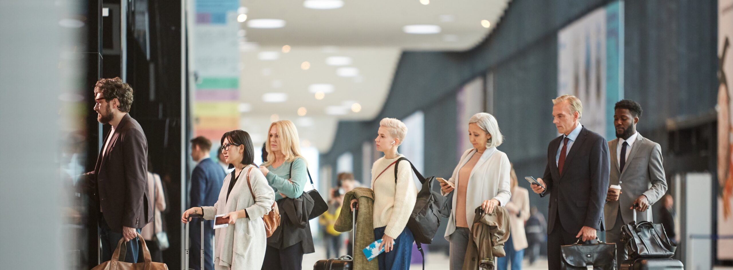Passengers waiting during IROPS