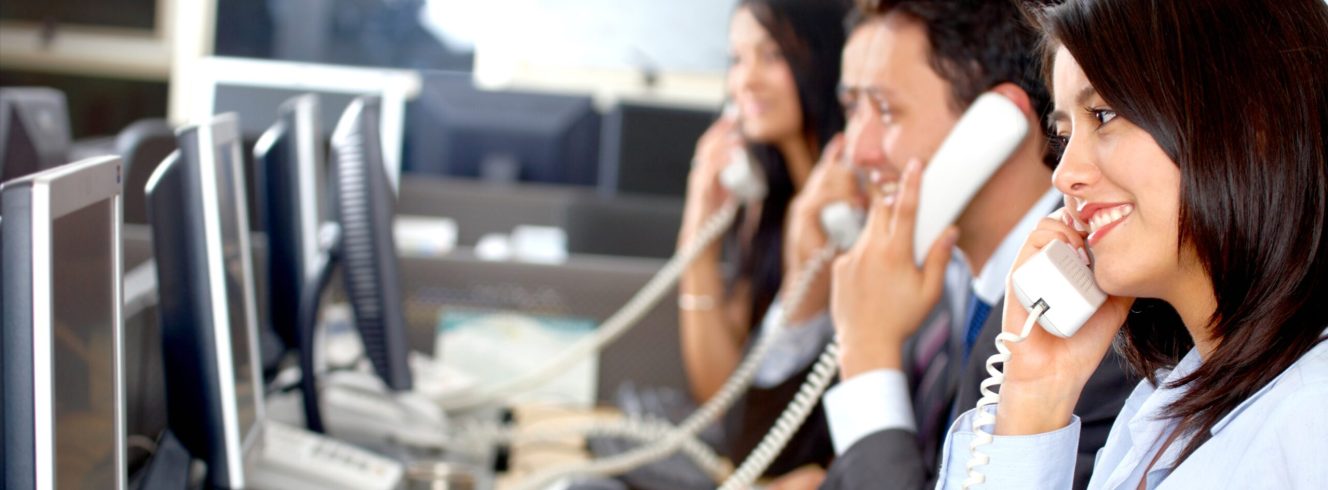 Airline call center agents on phone - reducing call volume using self-service re-accommodation