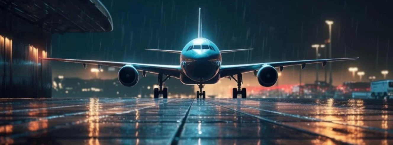 Flight cancellations due to heavy rain and operational disruptions